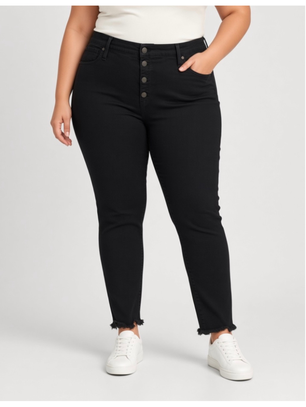 Women's Madewell High-Rise Skinny Jeans Black Size 32